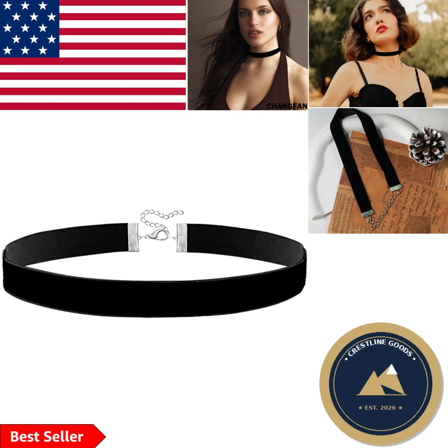 Versatile Black Velvet Lace Choker Necklace – Perfect for Halloween & Parties