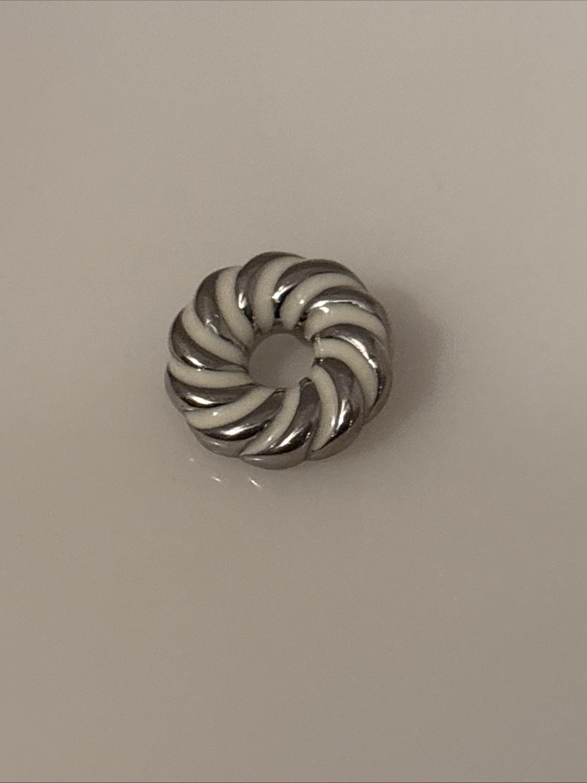 PANDORA ALE Sterling Silver 925 Spinning Circle Pendant Chain Necklace 9C