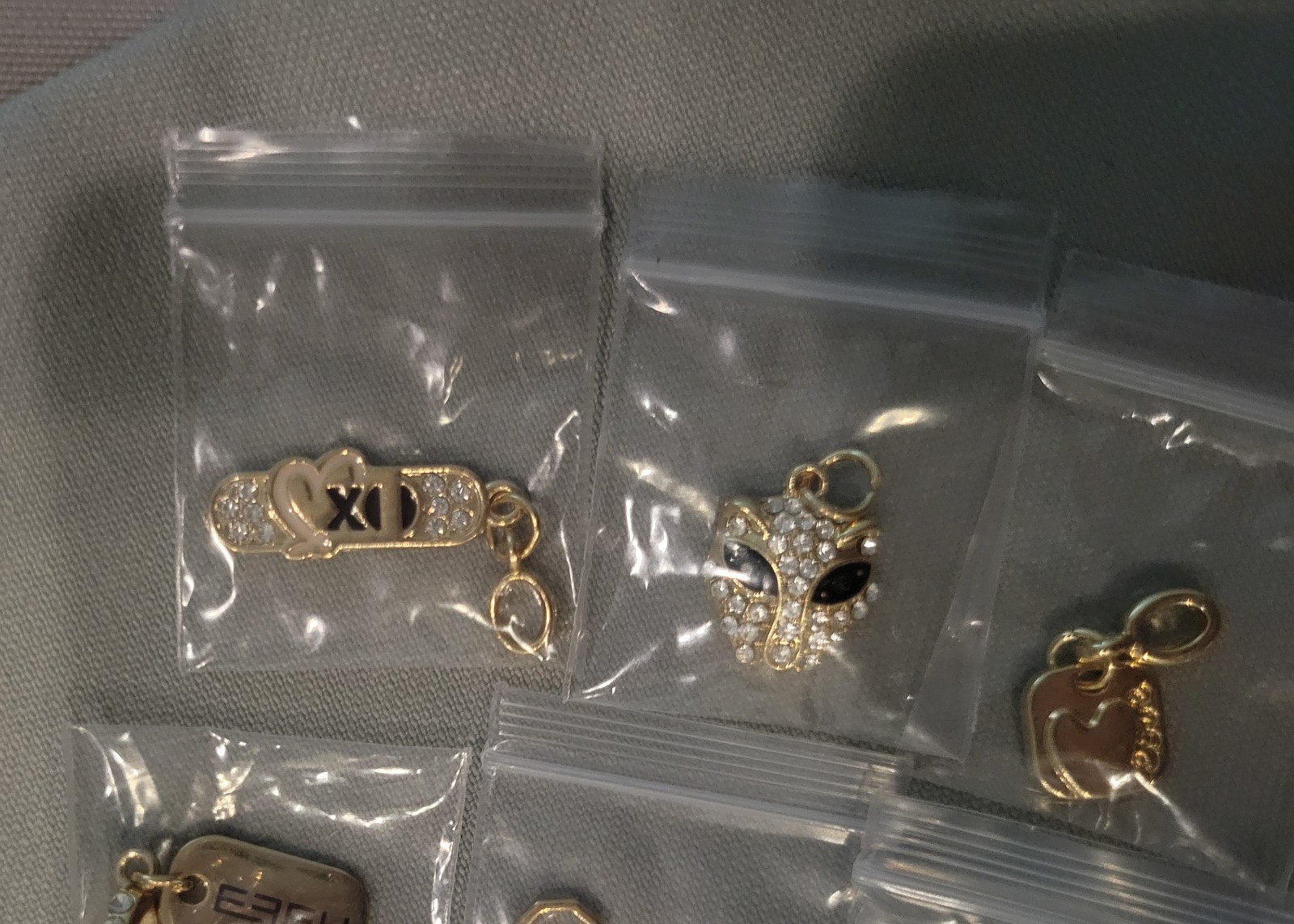 Effy Royal Necklace + 5 Charms + BONUS Large Celebrity Tote Bag Cruise Jewelry