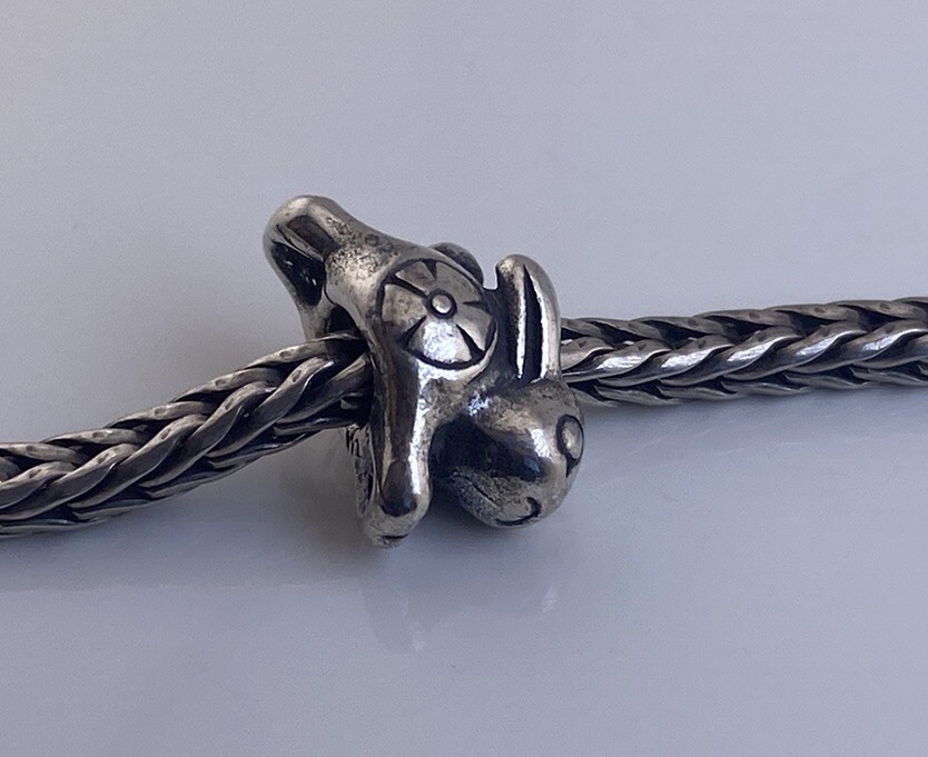 Trollbeads Jumping Rabbit Baby Bead 925 Silver