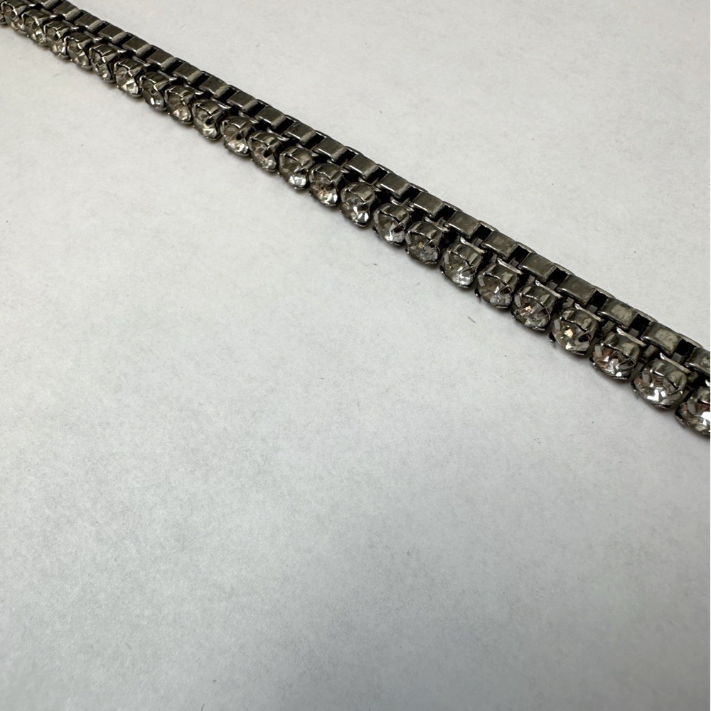 Ann Taylor Silver Crystal Bracelet