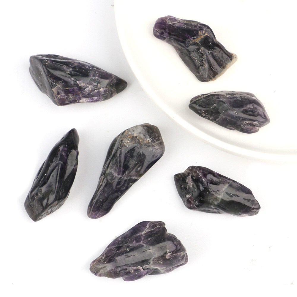 50/100g Natural Purple Amethyst Point Quartz Crystal Rock Stone Mineral Specimen