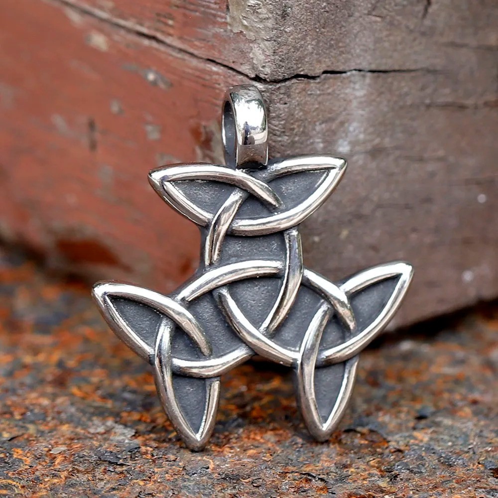 Viking Celtic Knot Necklace Stainless Steel Necklace