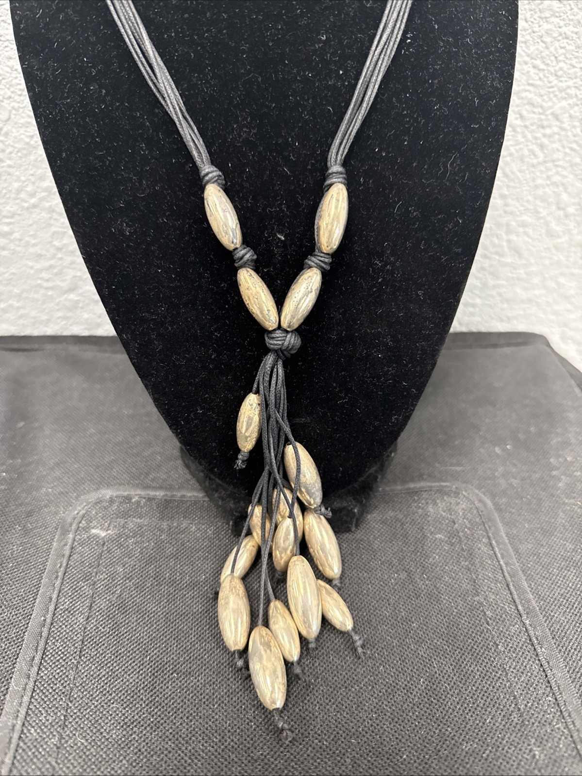 ❤️ Sterling Silver Multi Black Corded 925 Necklace 18” To 28”