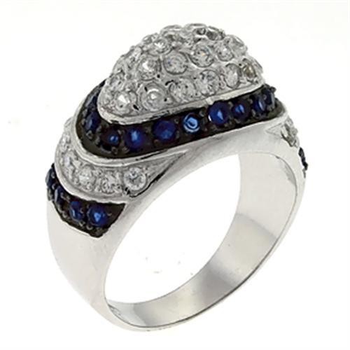 Women’s Special Color 925 Sterling Silver Ring Synthetic Spinel Montana – Birthd