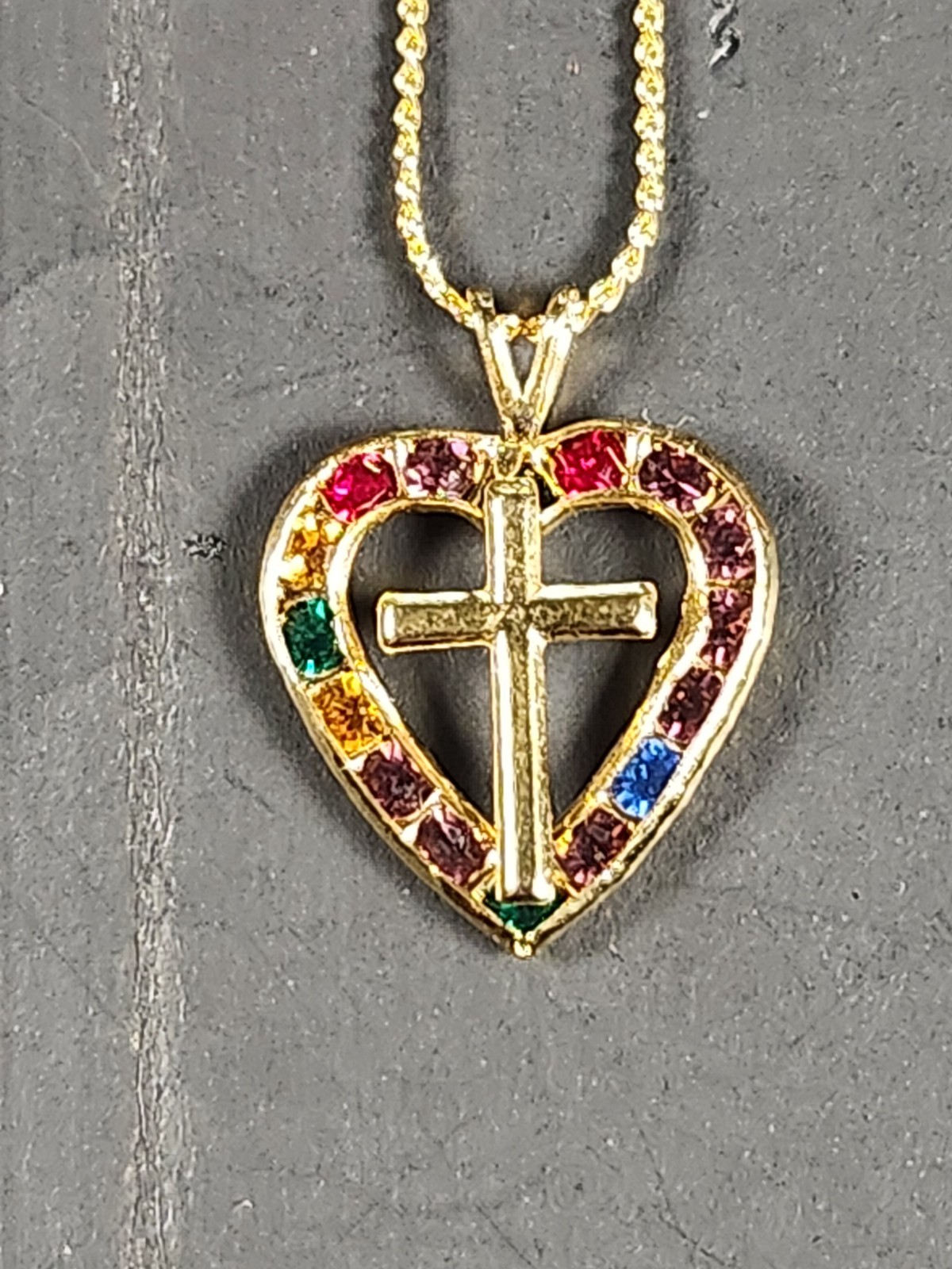 Gold Toned Religious Necklaces