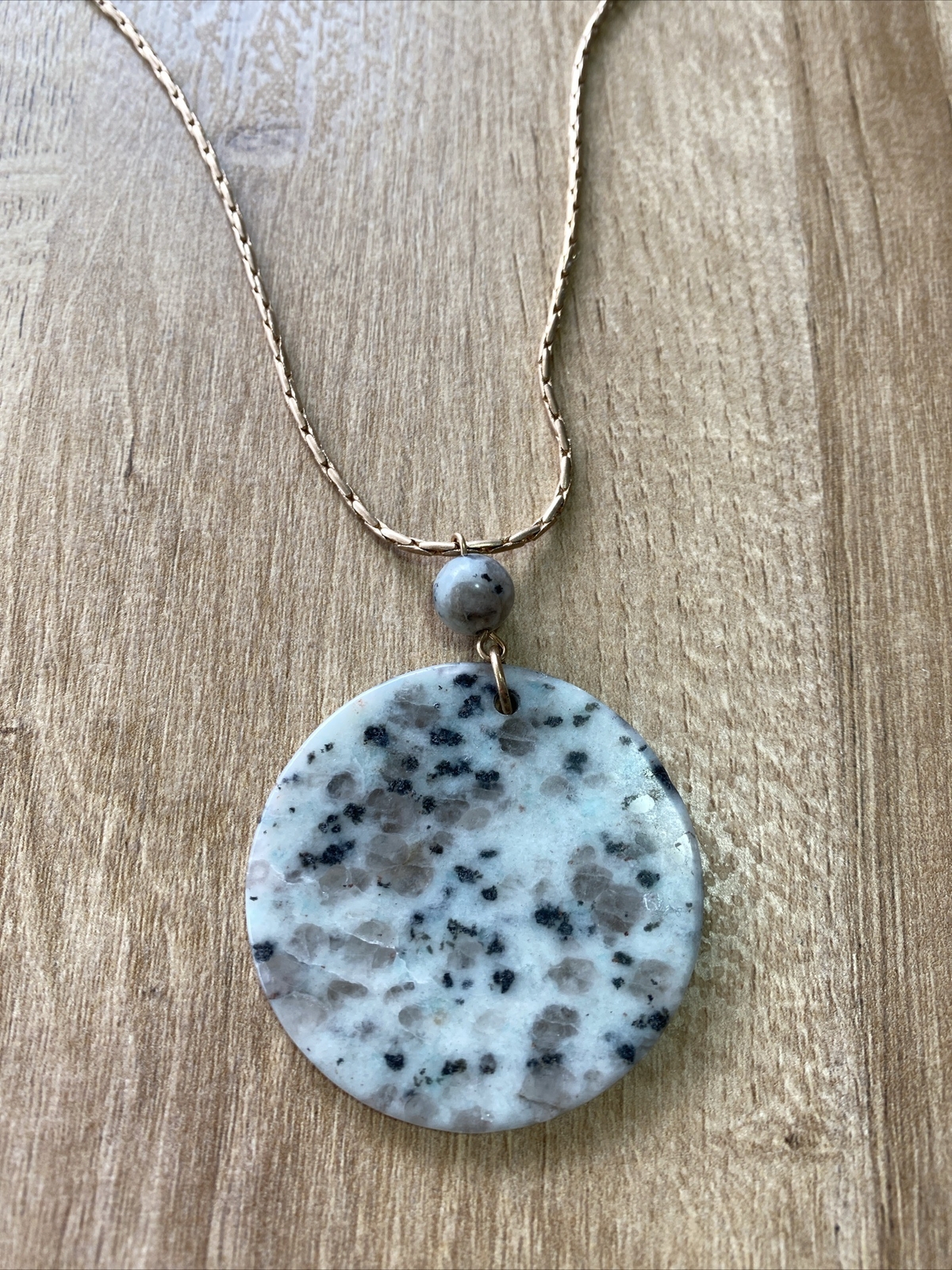 14th and union Pendant Necklace Stone 15” Length