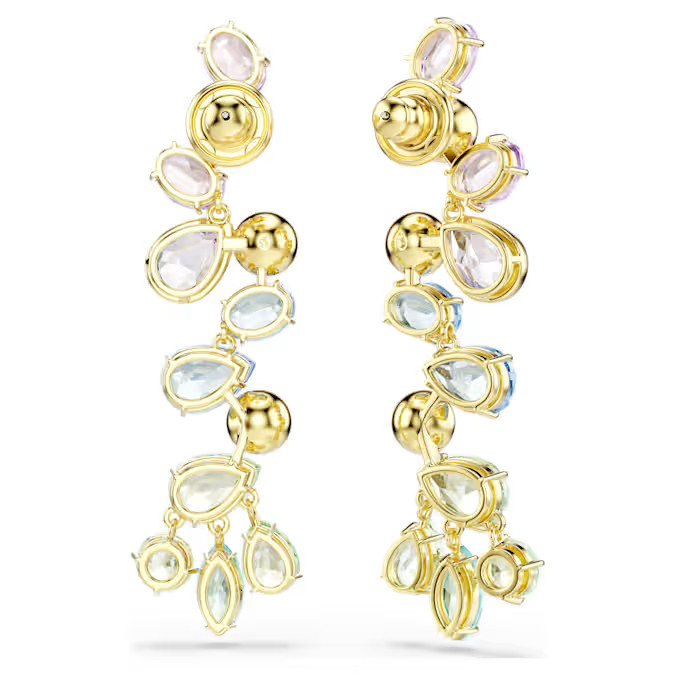 Swarovski Gema drop earrings Mixed cut