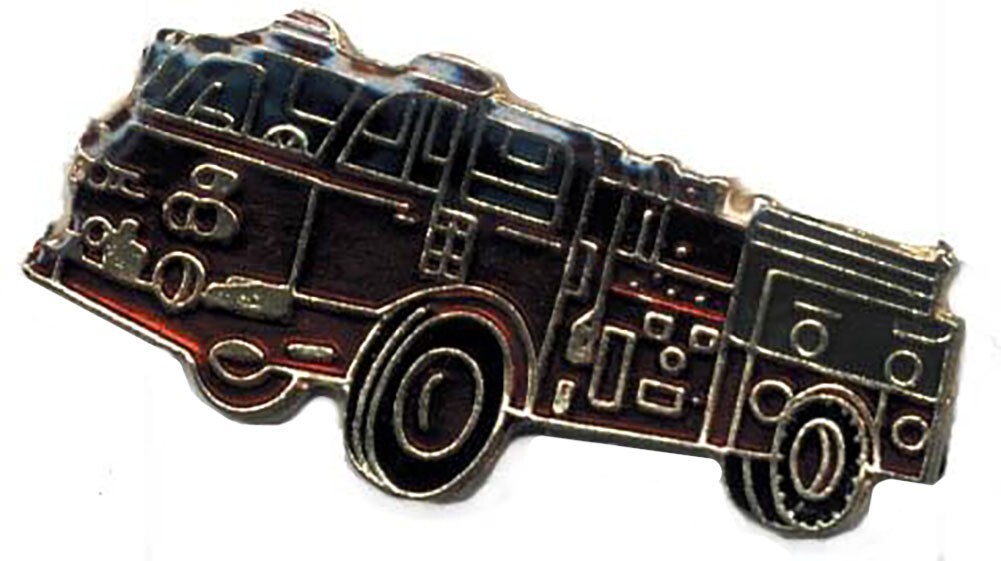 Fire Truck Bike Motorcycle Hat Cap Lapel Pin HP4738