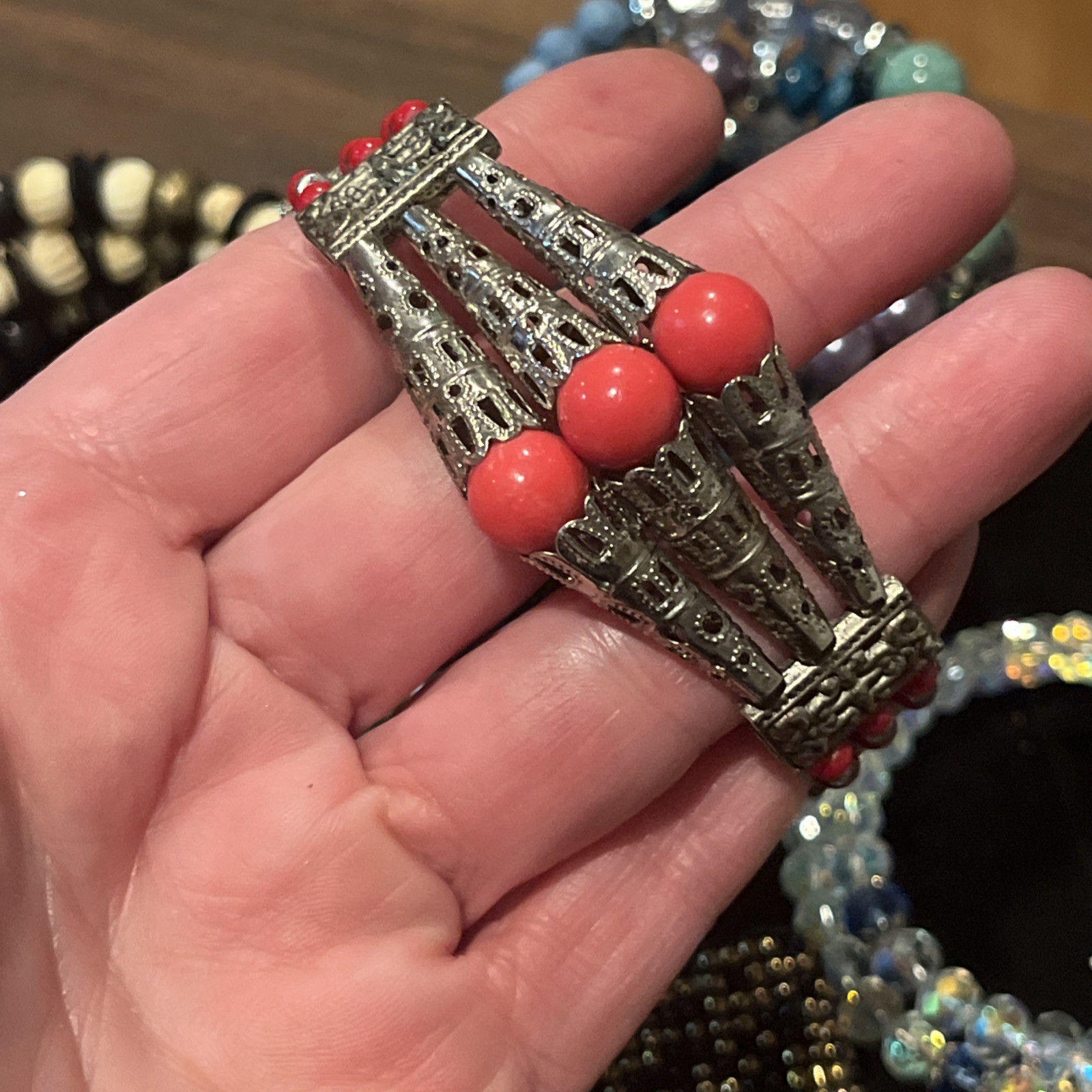 Women’s Beaded bracelets Lot 10 Piece Set Mixed Materials Multicolor Fashion