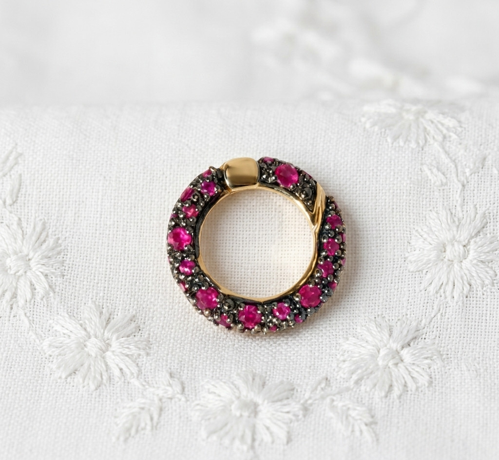 Circle Charm Lock Pendant With CZ Brass Metal Fashion Jewelry for gift