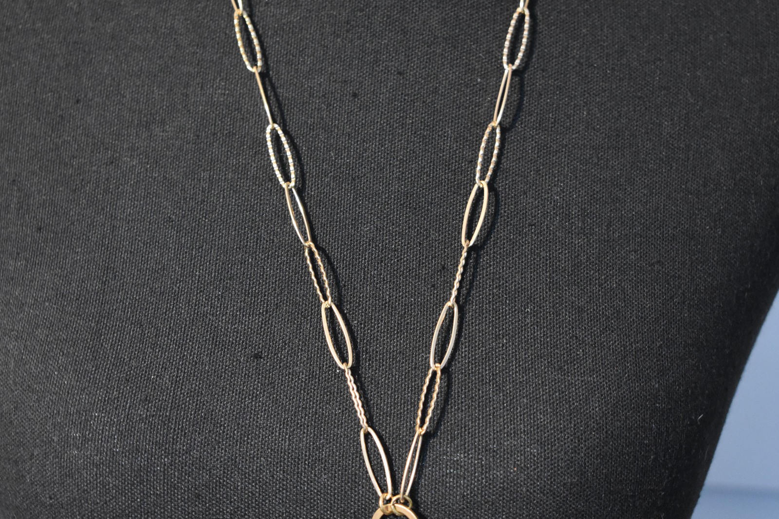 Stainless Steel Tear Drop Locket Pendant Necklace W/ Chain