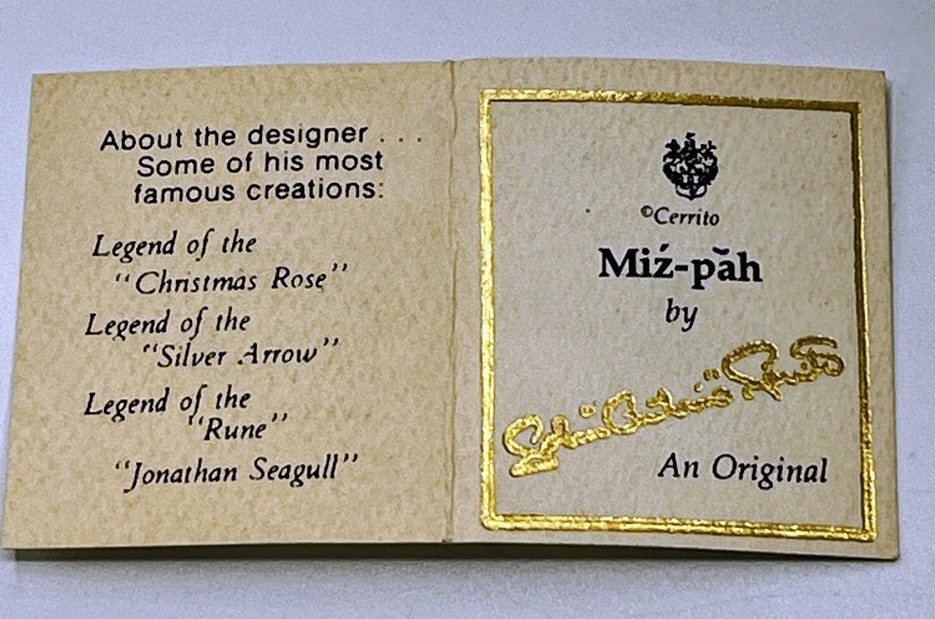 Cerrito Miz Pah Blessings Two Necklaces Gold Tone In The Box
