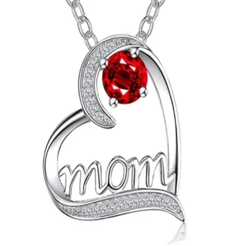 Love Heart Zircon Pendant Mom – Mother’s Day – Jewelry