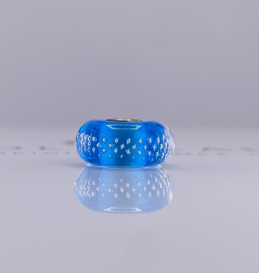Trollbeads Silver Trace, Turquoise Bead