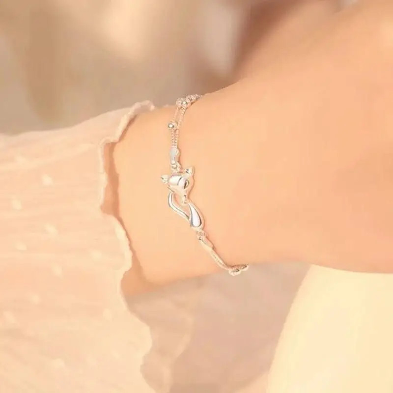 Unisex Fox Pendant Bracelet, Bracelets Jewelry Accessories for TV Series Cosplay