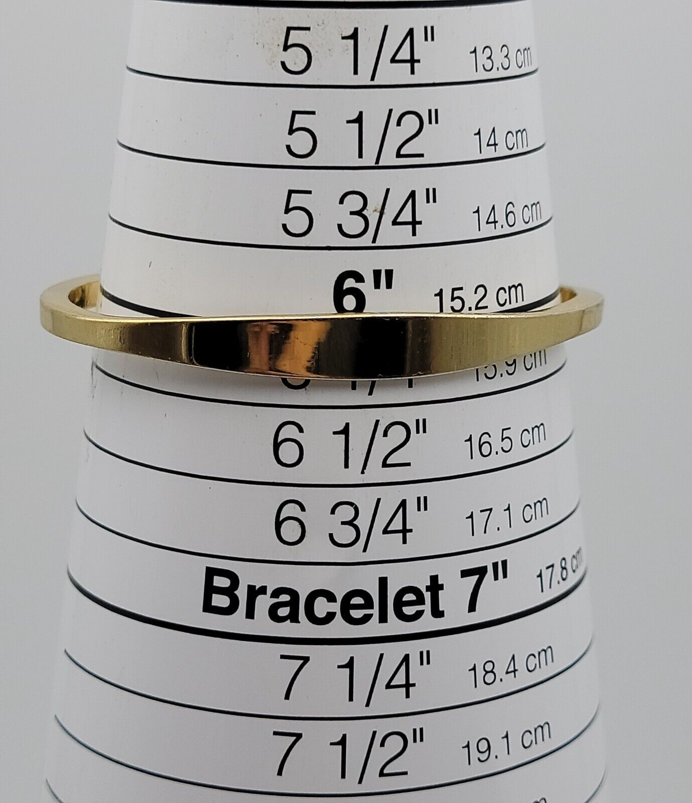 J. Crew Gold Tone Cube Charm Open Cuff Bracelet 6 Inches Size Small