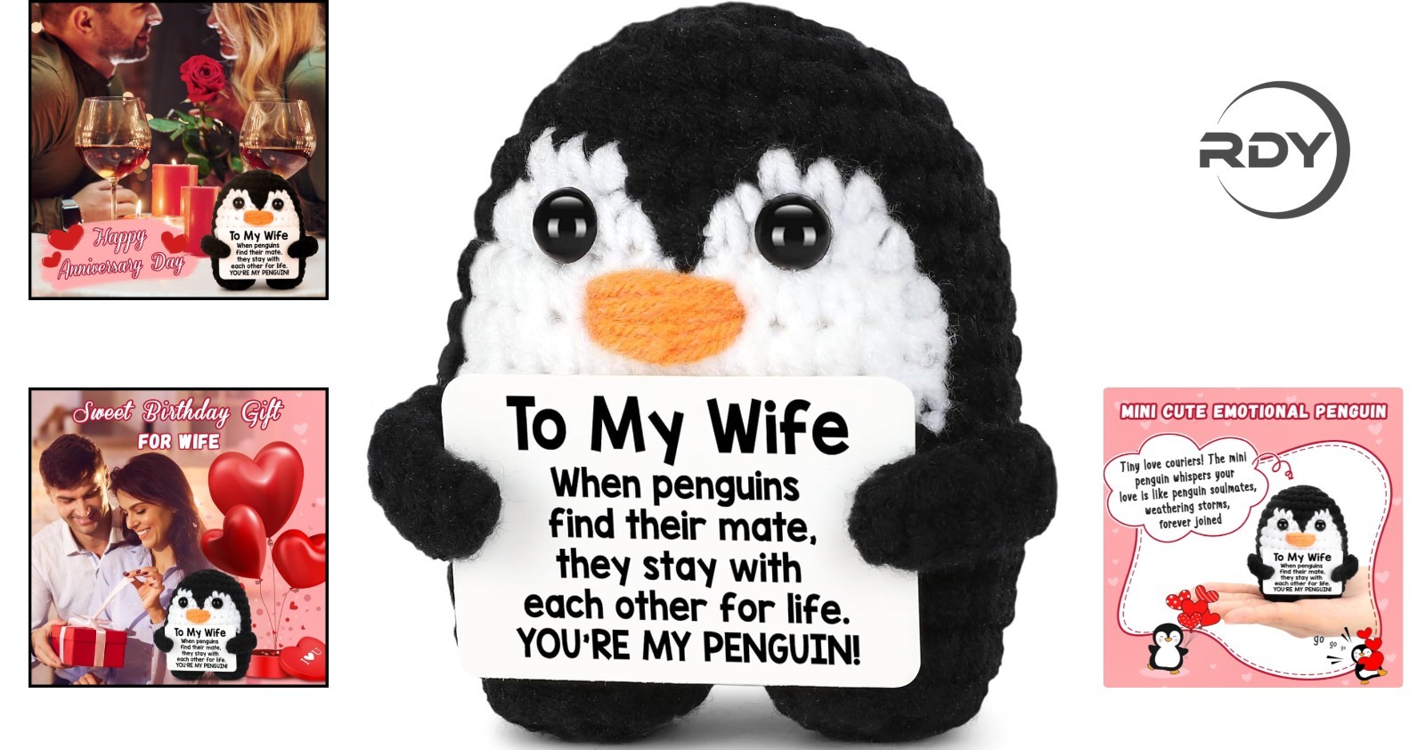 Portable Mini Funny Penguin for Wife – Say ‘You’re My Penguin’ This Valentine’s
