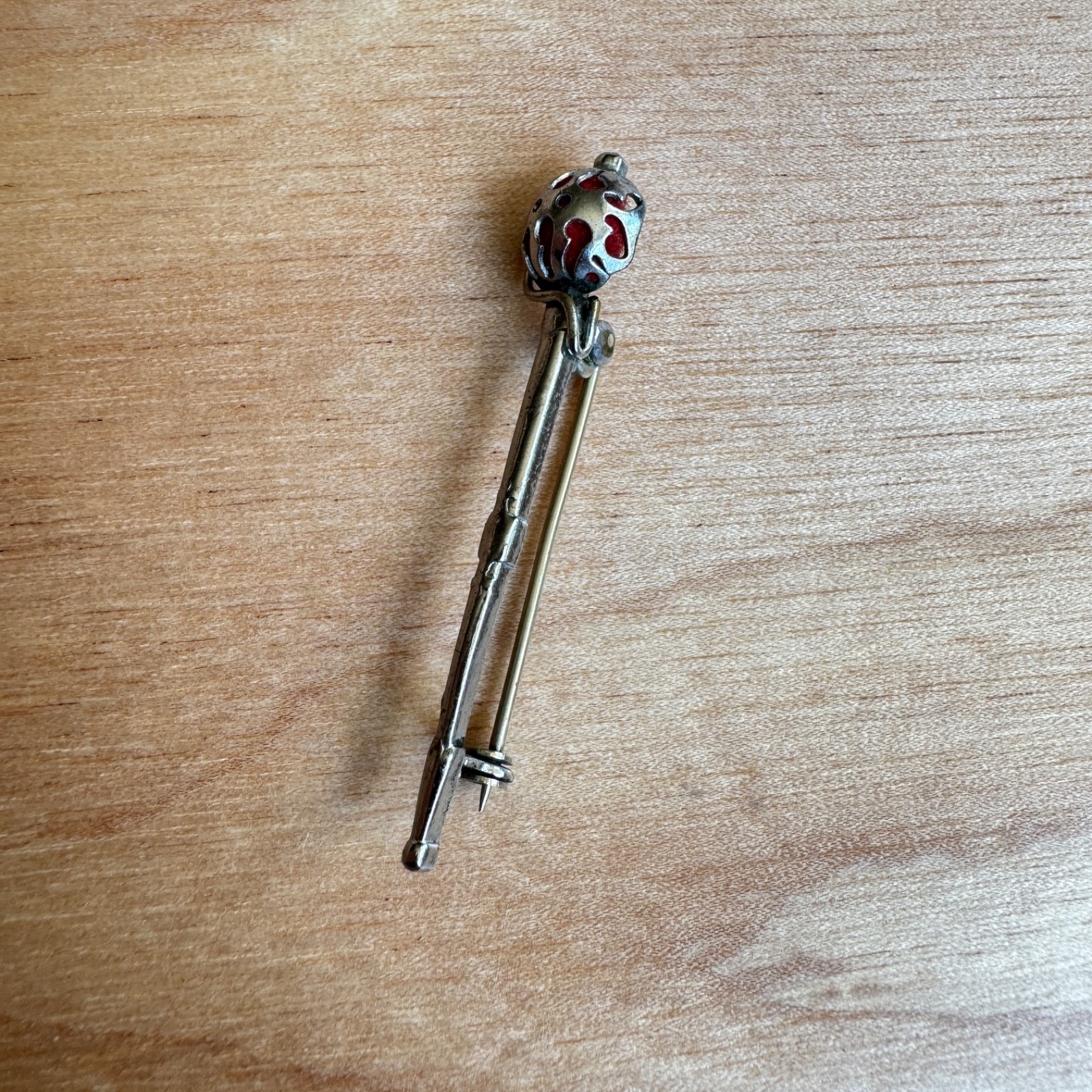 Vintage Scottish Kilt Brooch Pin Celtic Sword signed Mizpah