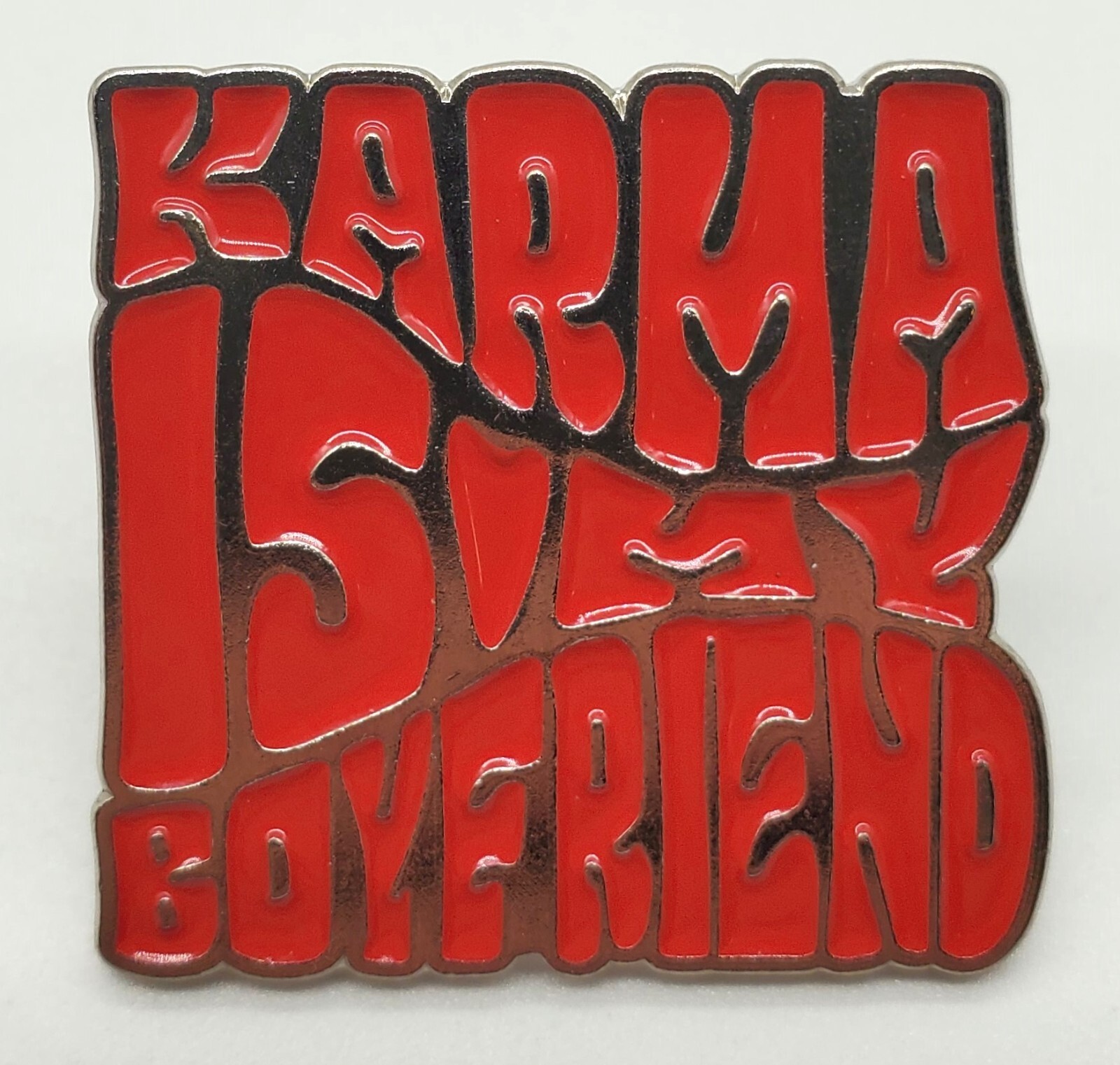 Karma Is My Boyfriend Enamel Pin Lapel Hat Pinback Midnight Eras Swiftie New