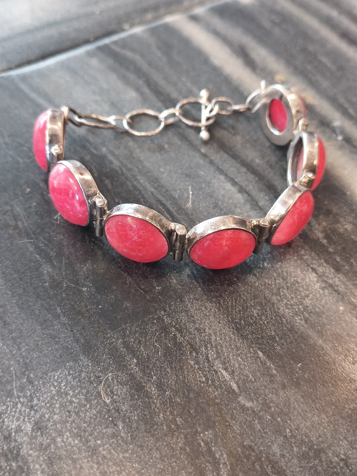 Vintage Rhodochrosite Bracelet