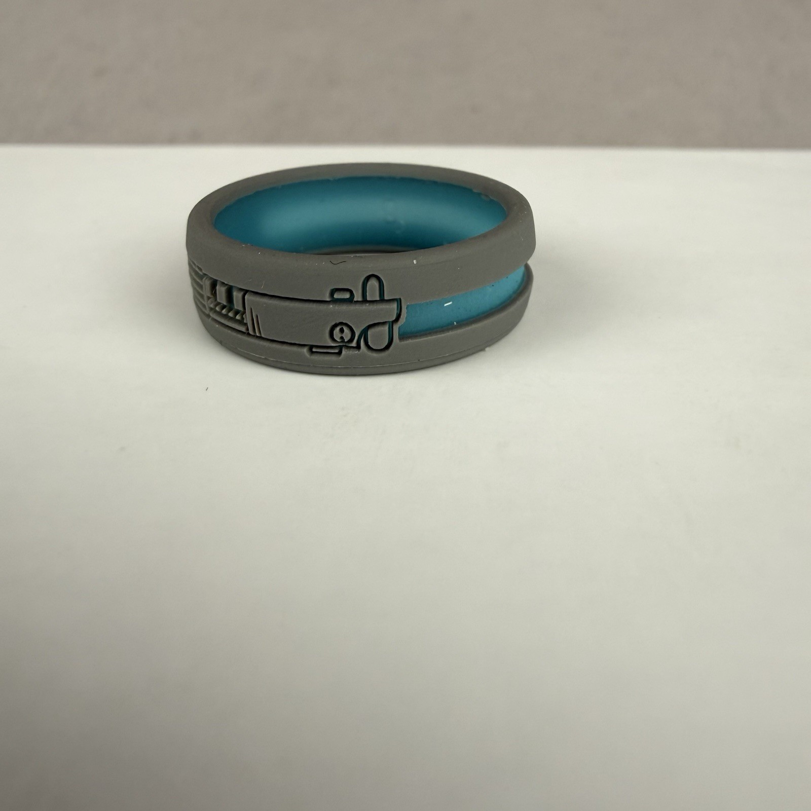 Enso Rings Star Wars Skywalker Lightsaber Collection Silicone Ring Size 8 Blue