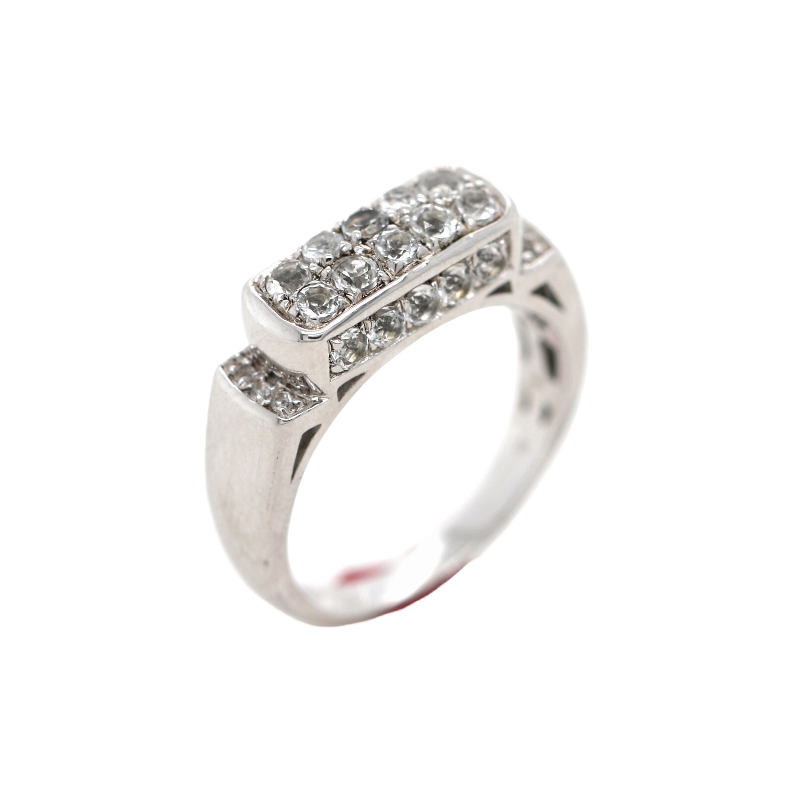 925 SS White Topaz Ring (1.09 cts)