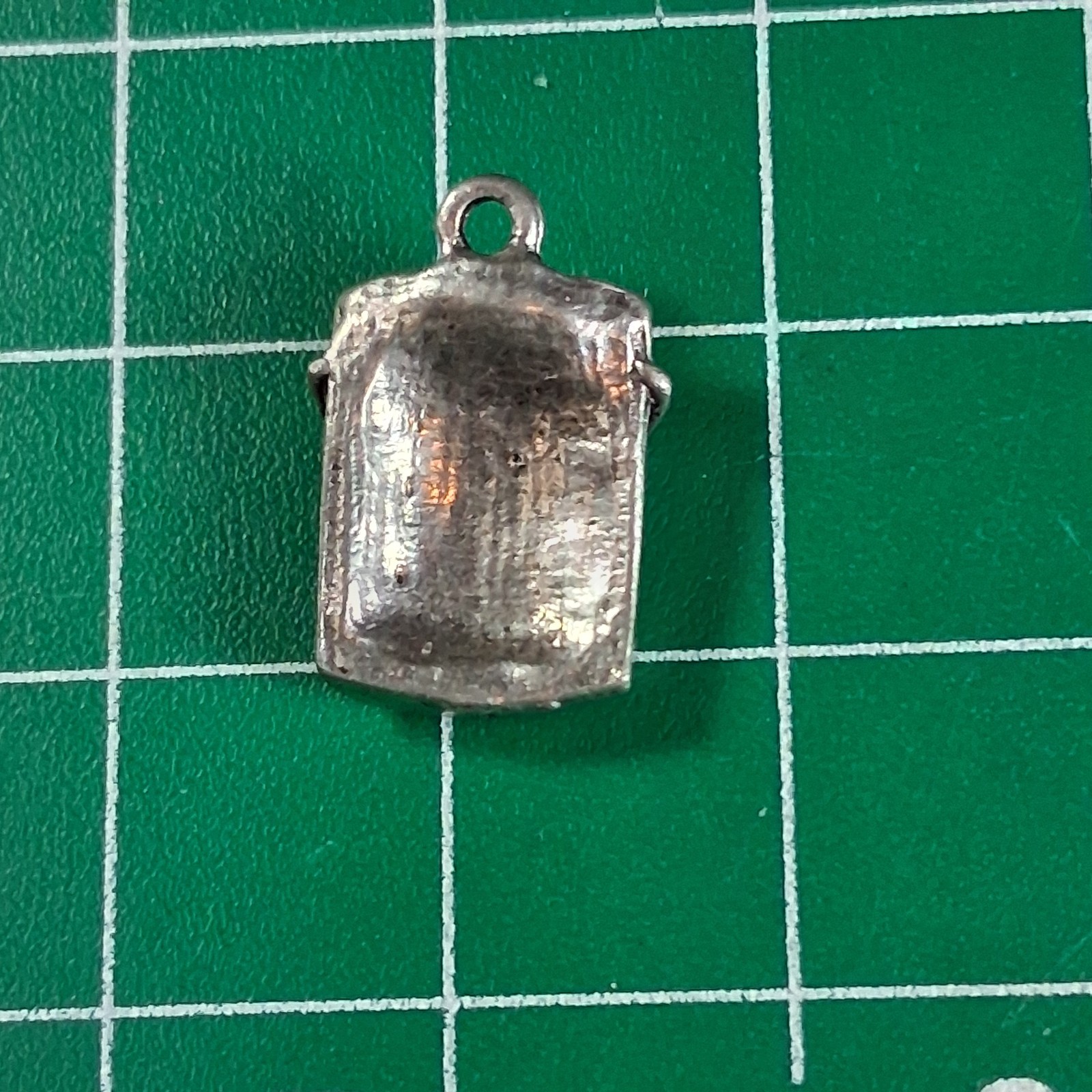 Vintage Silver Tone Paint Can Gallon Bucket Charm
