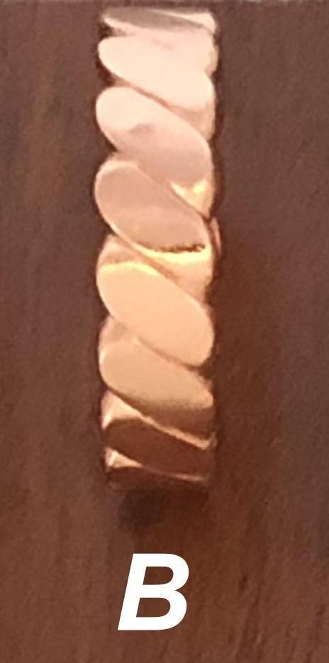 Solid Pure Copper Magnetic Ring Men Women Arthritis Adjustable Ring