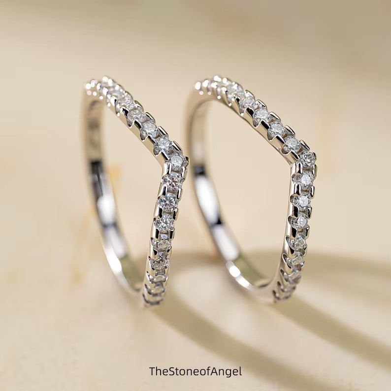 2Ct Round Cut Simulated Diamond Dainty Bridal-Set Ring 14k White Gold Plated