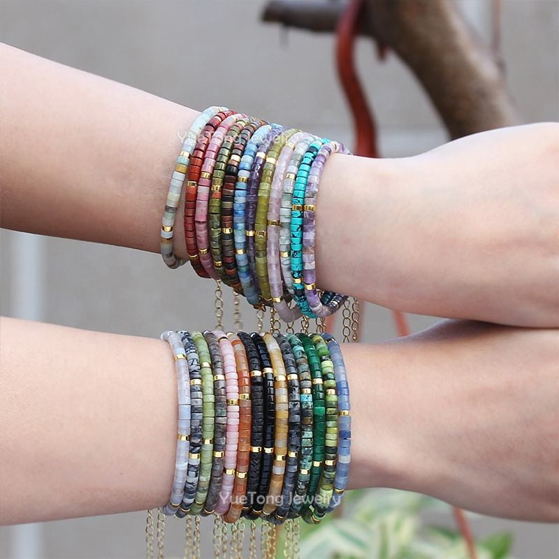4mm Dragon Bloodstone Bracelet-Minimalist Natural Stone Dainty Bracelet Gem