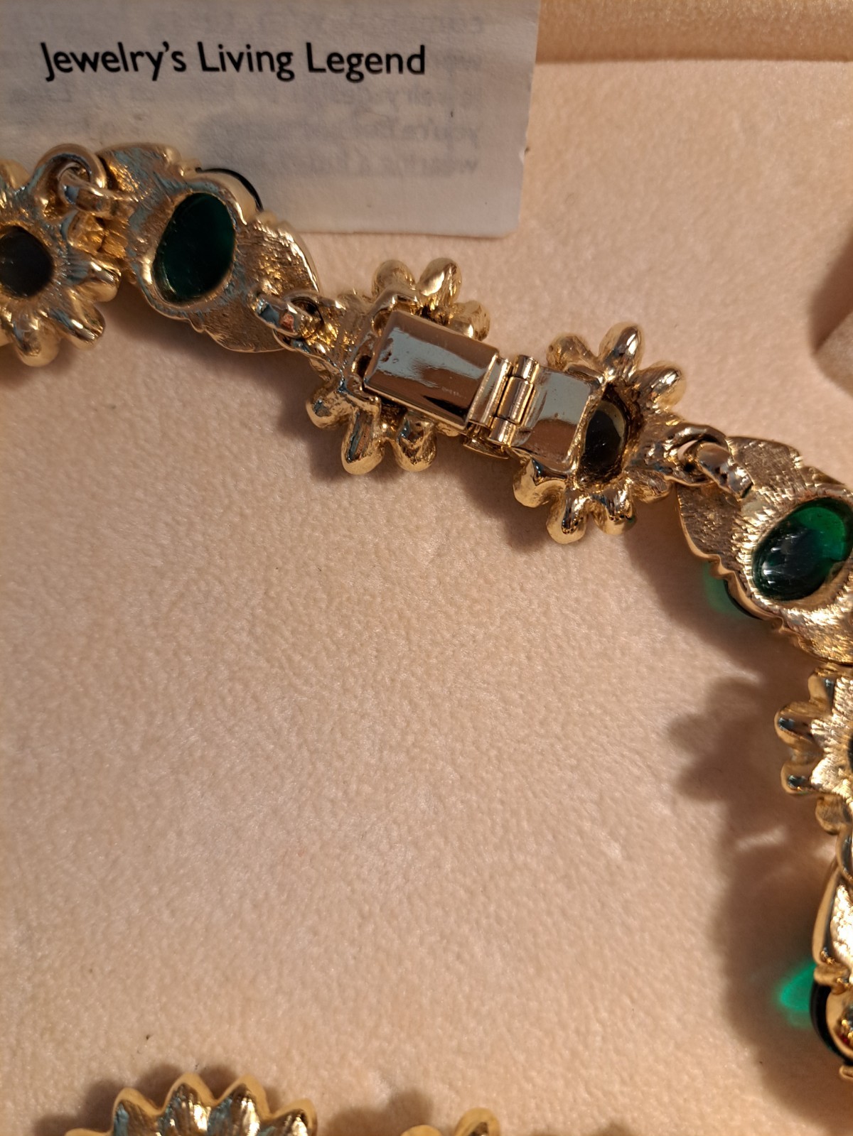 Kenneth J Lane Maharani Jackie O Set-Necklace ,Earrings & Bracelet