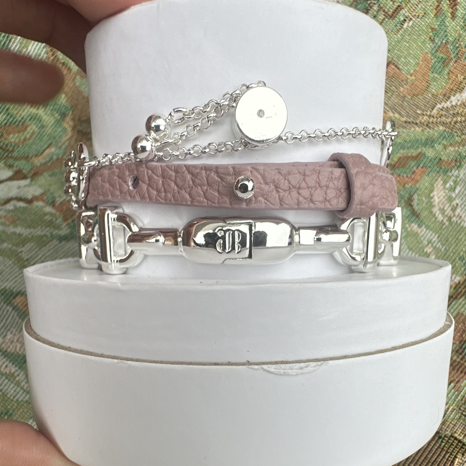 BP Spring Stack 2026 “High Maintenance Chic” Silver Plated Lab Stones.