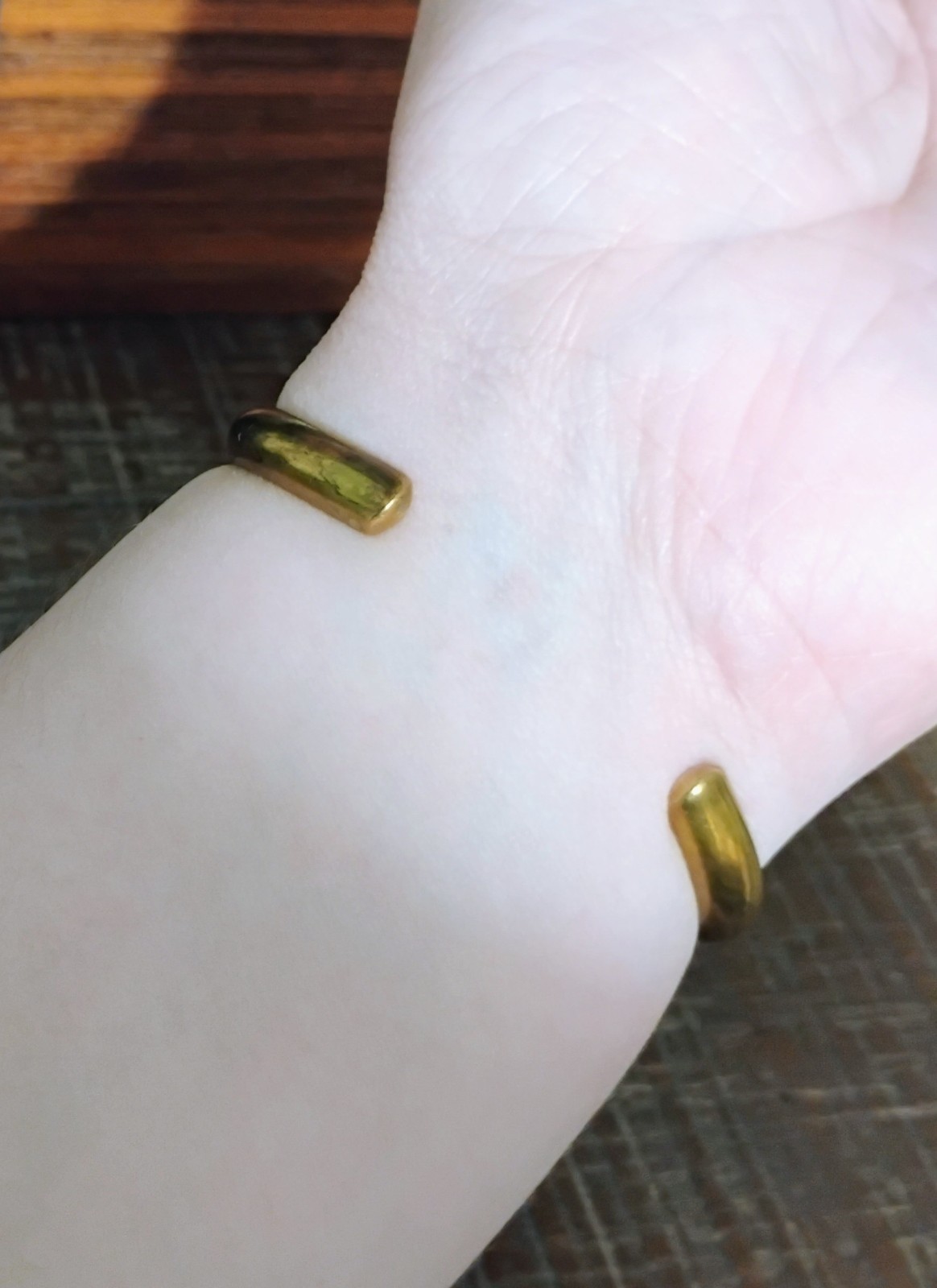 Vintage Brass tone Cuff Bracelet Twisted Boho Style Fashion Jewelry