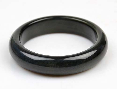 61.5mm Natural Blue Tiger’s Eye Bangle Chatoyant Gemstone Bracelet