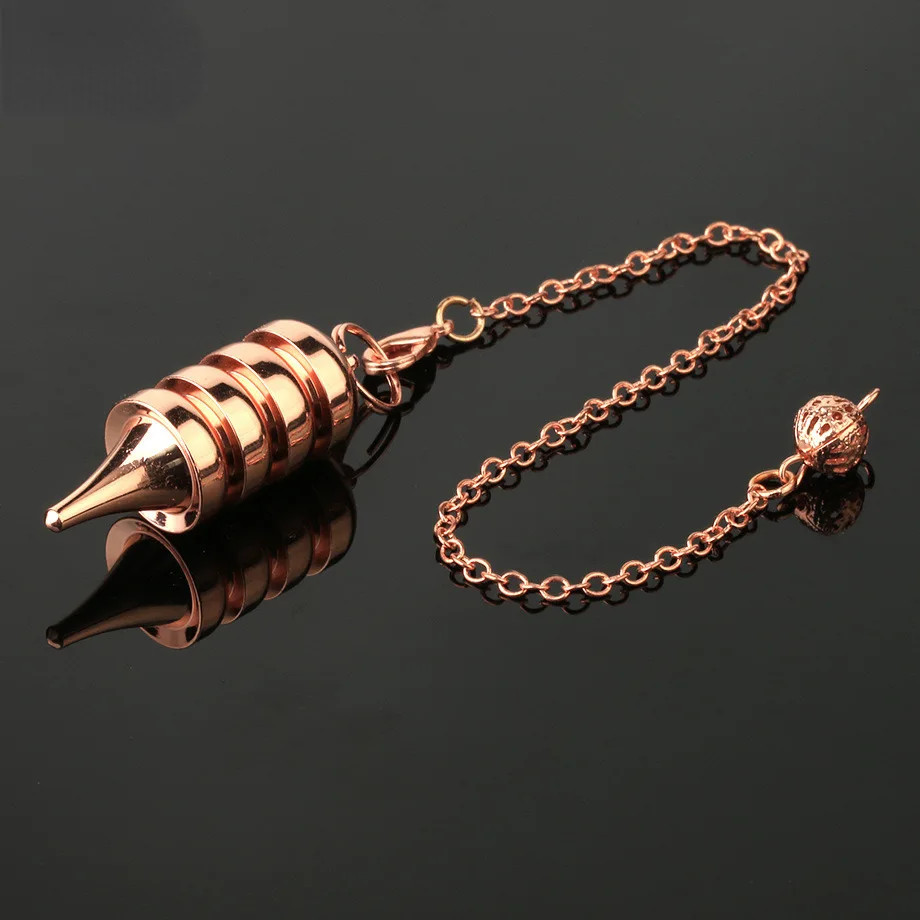 Copper Brass Metal Pendant Pendulum Divination Dowsing Reiki Healing Egyptian