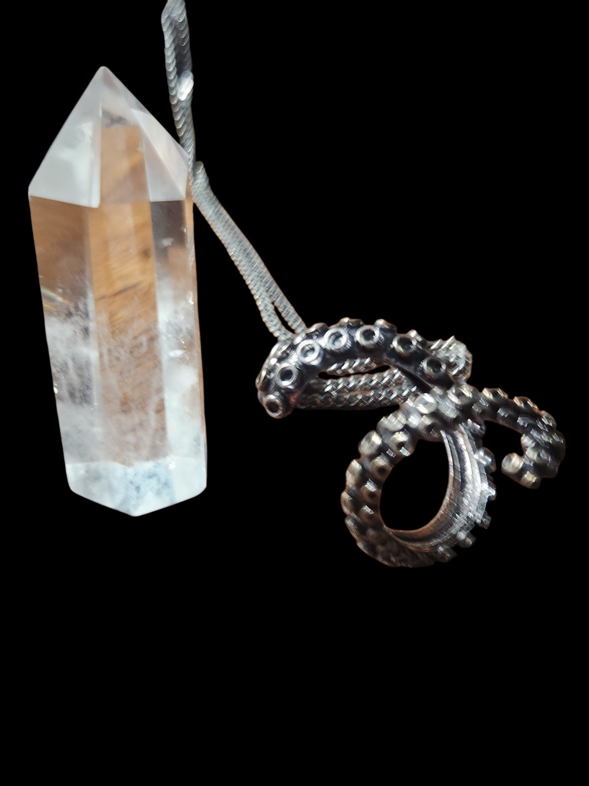 Killstar Cthuluh Quartz Pendant