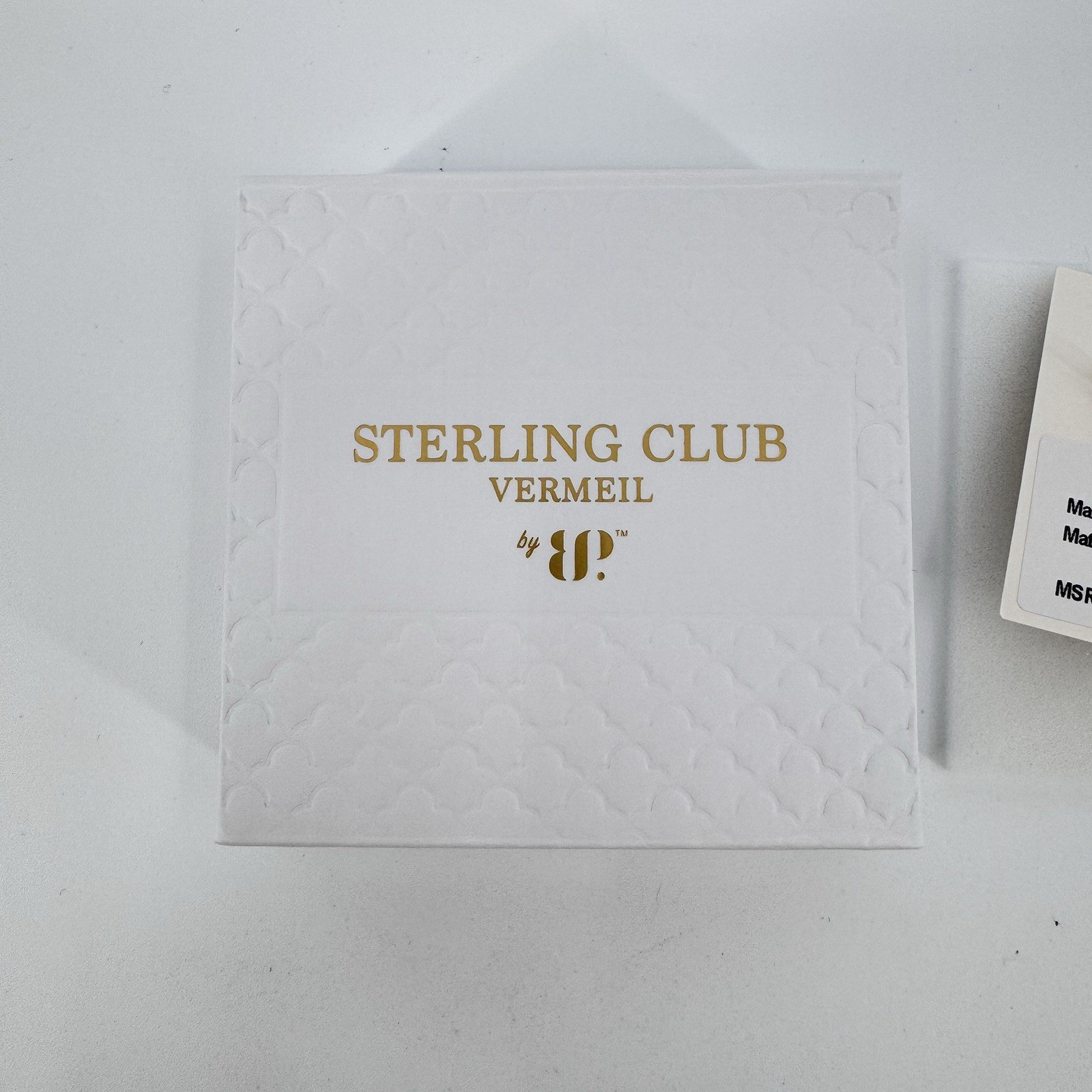 BP Bomb Party Sterling Silver Club Vermeil Stay Pressed Horseshoe Gold Plating