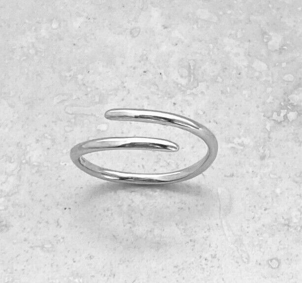 Women’s Day Gift Solid Metal Adjustable Casual Use Foot Toe Ring 925 Silver