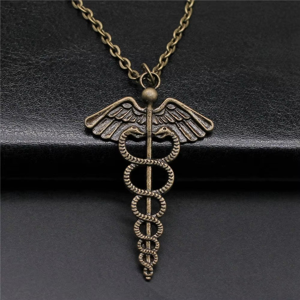 Dragon pendant necklace Silver Tone Chain