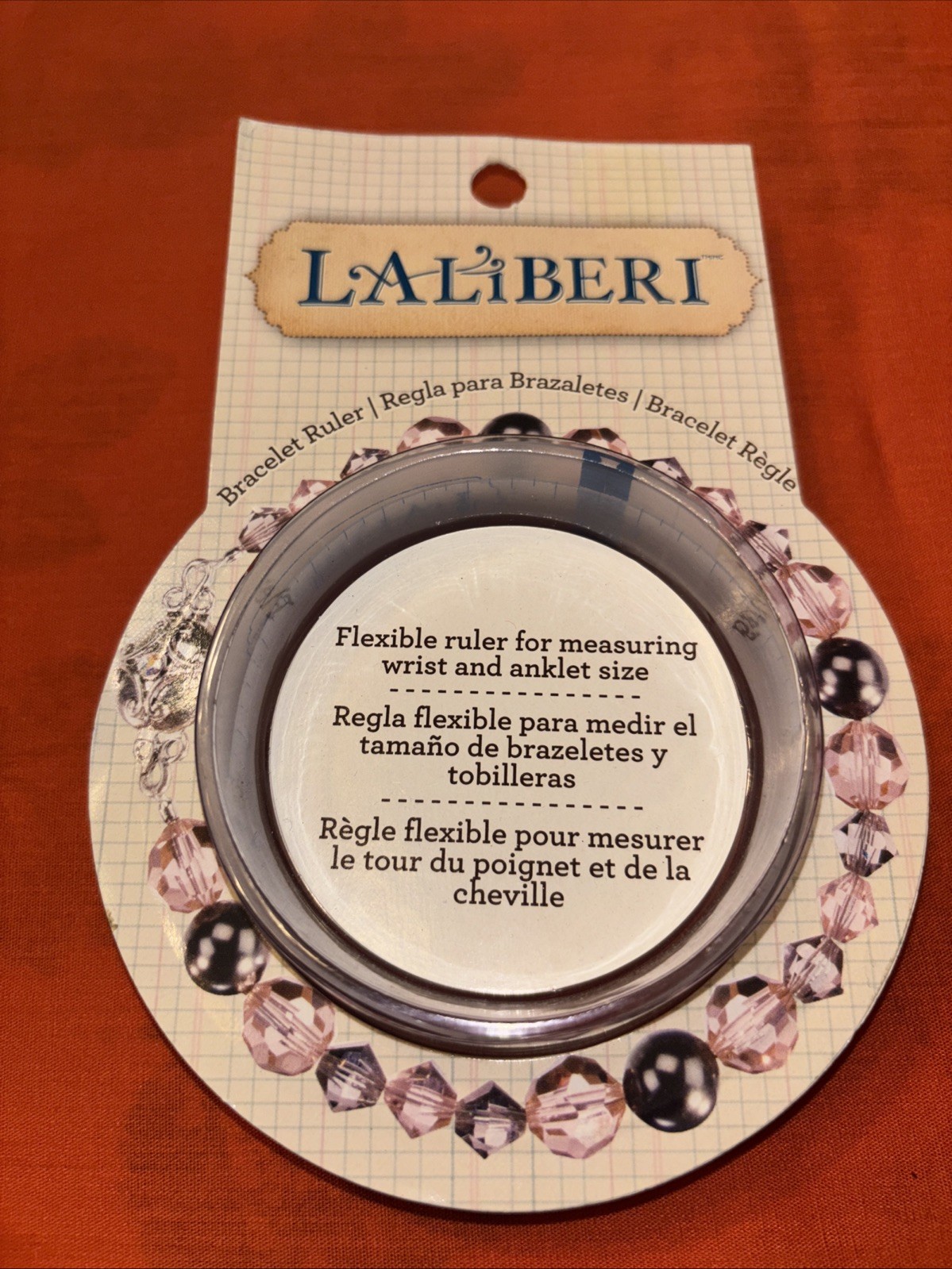 laliberi bracelet ruler-Flexible Ruler For Measuring Wrist And Ankle Size. NEW