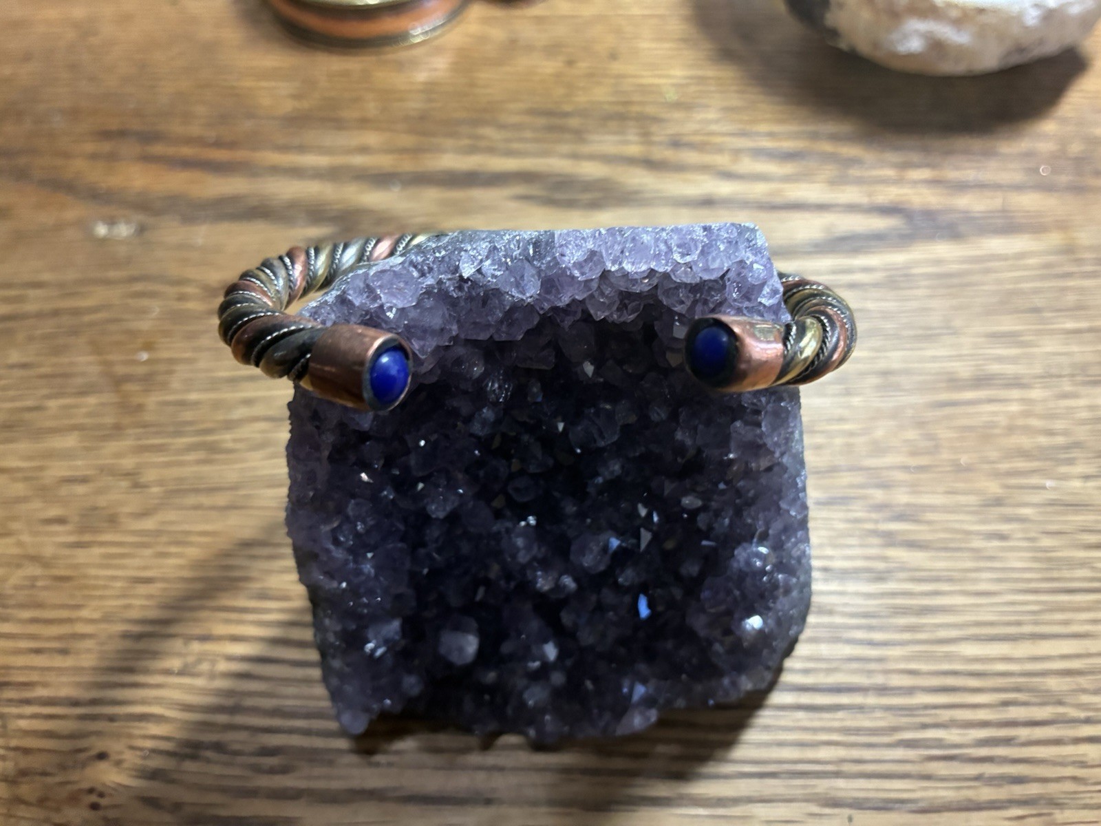 Solid Copper, Nickel and brass Men’s Cuff Bracelet #TS2 1/2” wide.