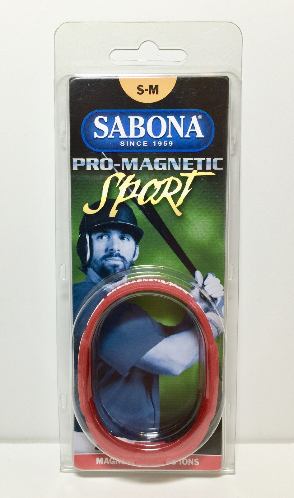 Sabona Pro Magnetic Sport S – M Wristband 1200 Gauss Magnets Minus Ions Titanium