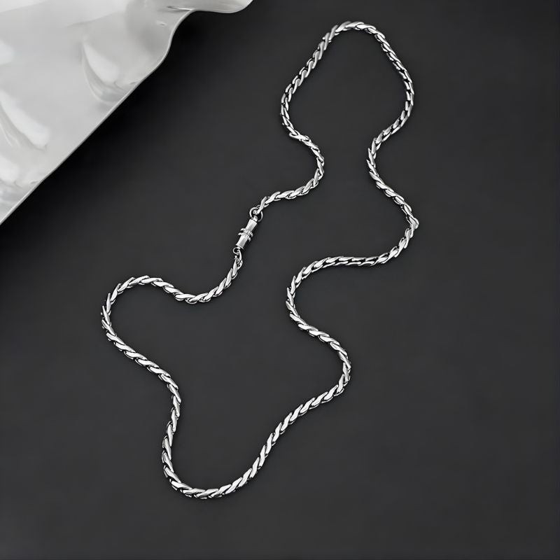 Snake Chain Necklace & Bracelet Set Rave Punk Gothic Chain Jewellery Y2K