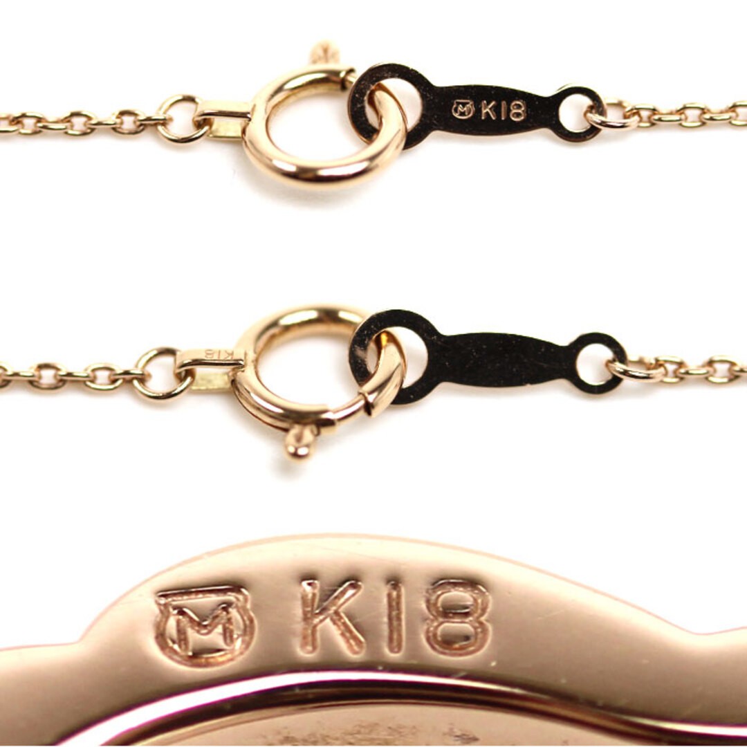 Mikimoto K18PG Pink Gold Necklace Pp-20620i Pearl About 6.5mm 5.1g Used KOER-0