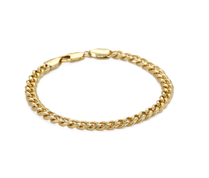 Women’s fashion 14K gold color bracelet size 19.5 cm (7.6 in)comes with gift box