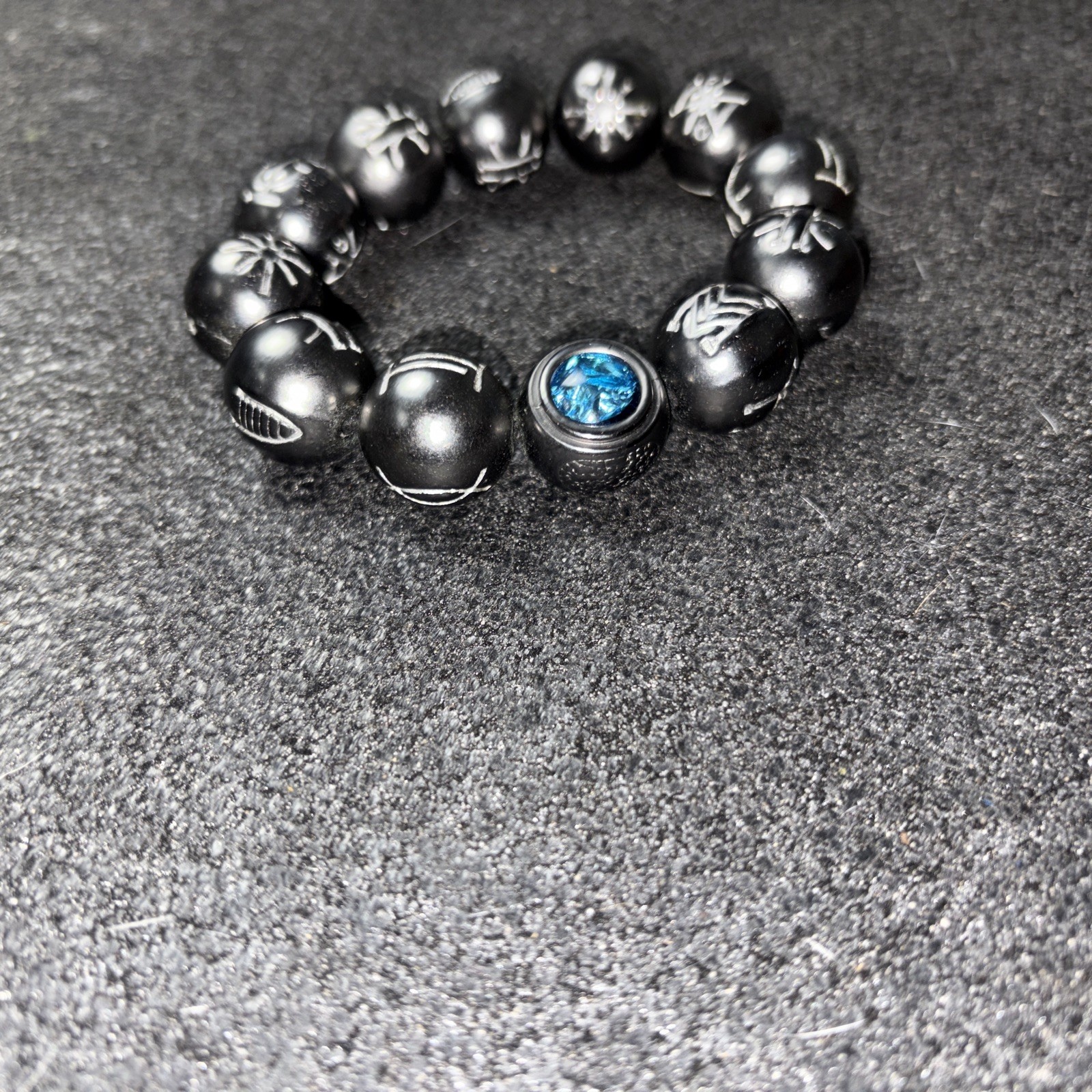 Marvel BLACK PANTHER LEGACY Kimoyo Bead Bracelet 6 to 7 inch x 18mm. OF