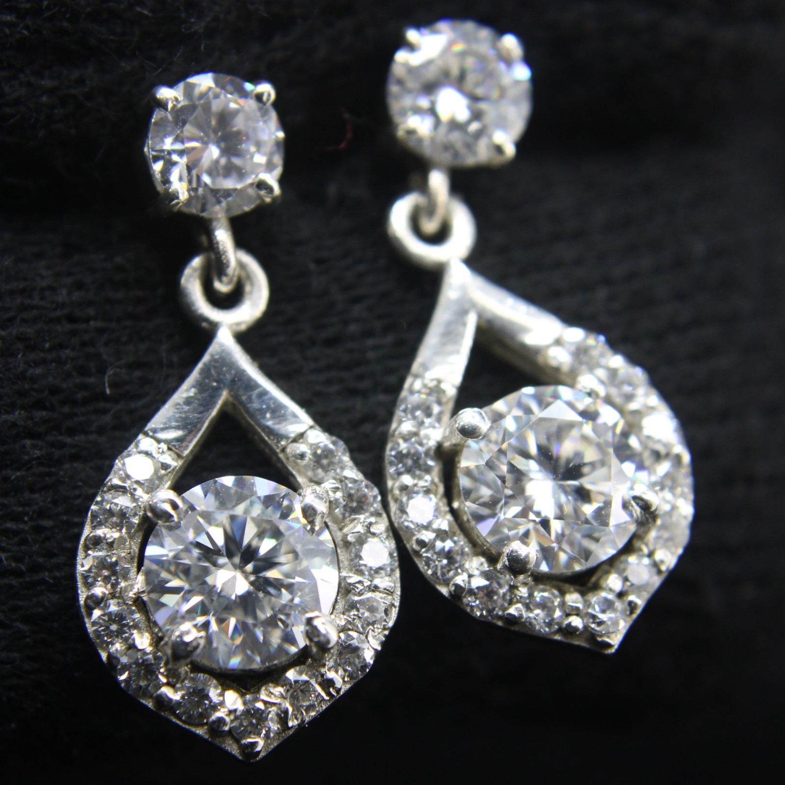 4 Ct Studds Earrings Lab Griown Diamond ValentineDay Gift for Her In Silver 925
