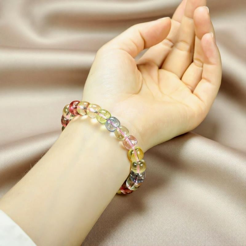 Grandma Lady Girl Women Multiple Crystal Beads Bracelet Jewelry Gift Box DD154
