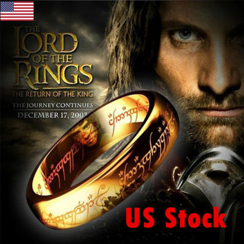 Lord of the Rings – Fashion Ring in 3 colors, your choice, U.S. seller